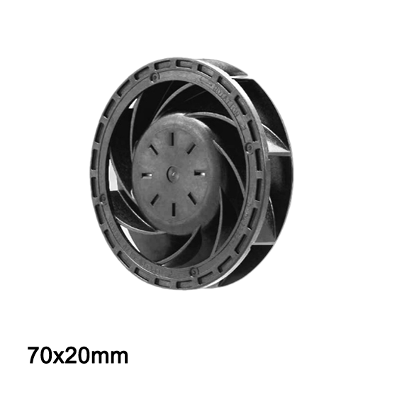 Cooling fan for charger CA7020H12B-A  (Direct Replacement for SANYO Denki 9TD12P6G001  9TD12P6G) .png